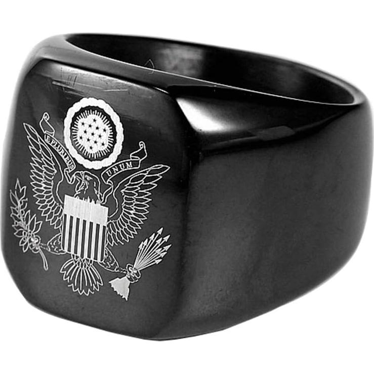 Anillo Militar Vintage JAJAFOOK Plata 9 para Hombres