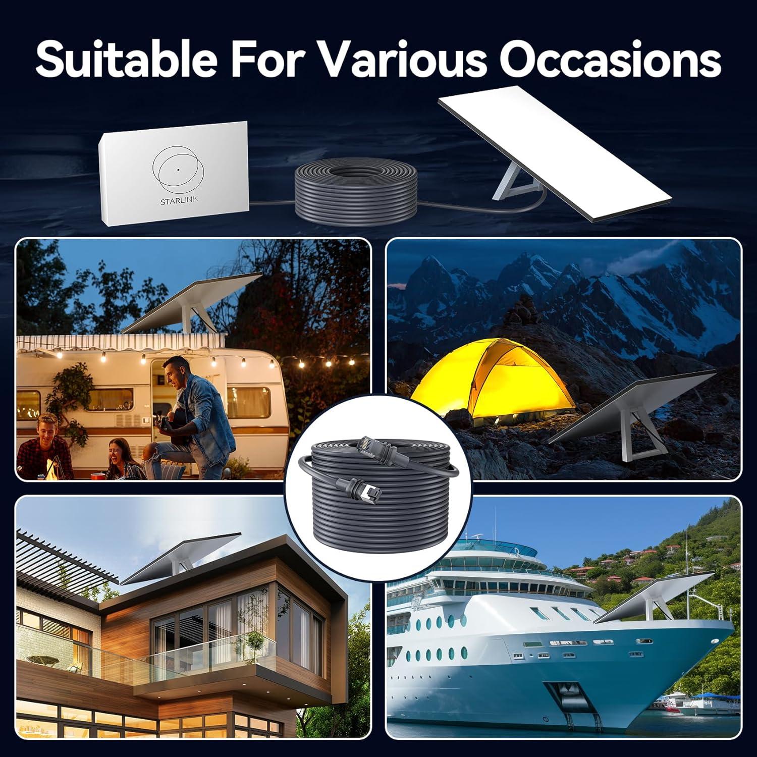 Cable Ethernet VENTION Starlink Gen 3 10.67m Alta Velocidad