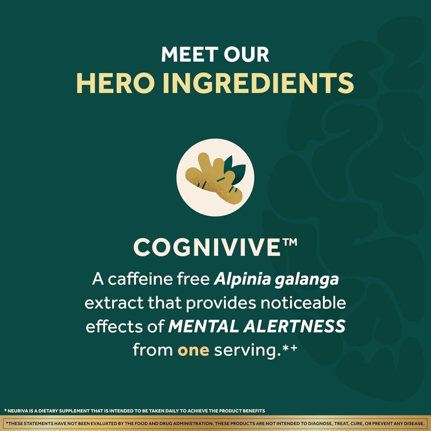 Neuriva Ultra Suplemento Nootrópico Descafeinado 60 Cápsulas