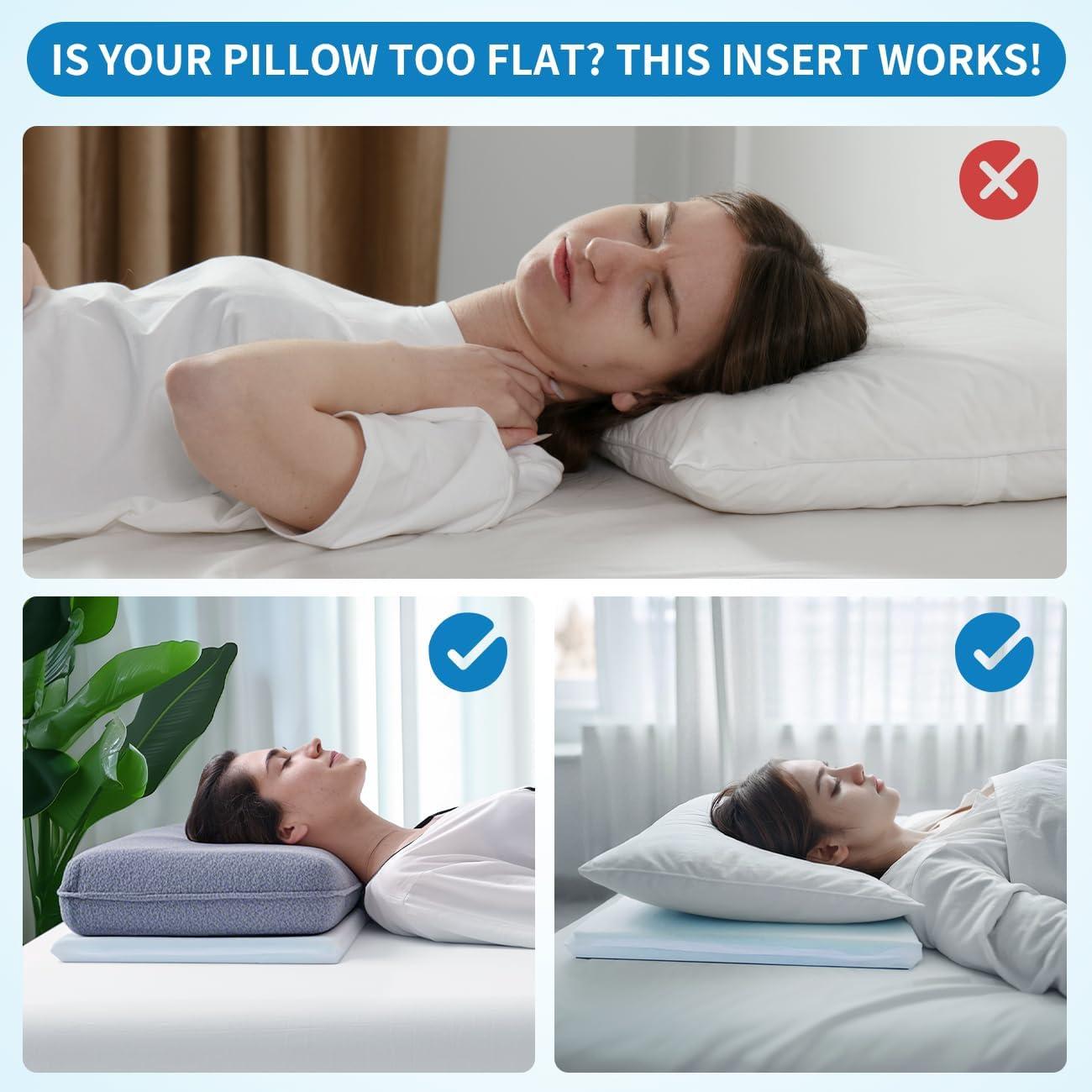 Almohada Ajustable LOFE Espuma con Memoria 3.05 cm Azul