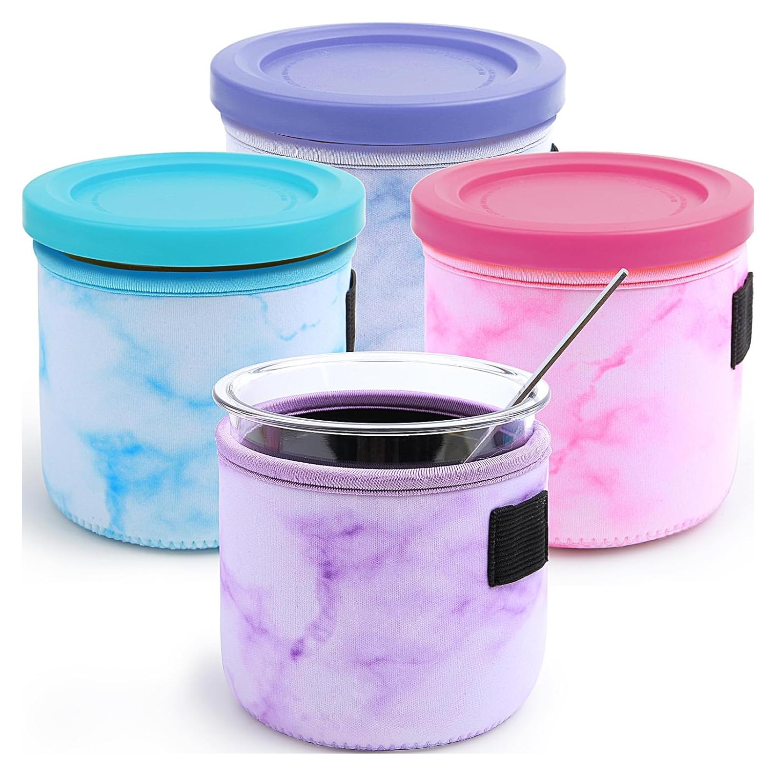 Paquete de 4 Fundas de Neopreno Ninja Creami 473 ml Aisladas