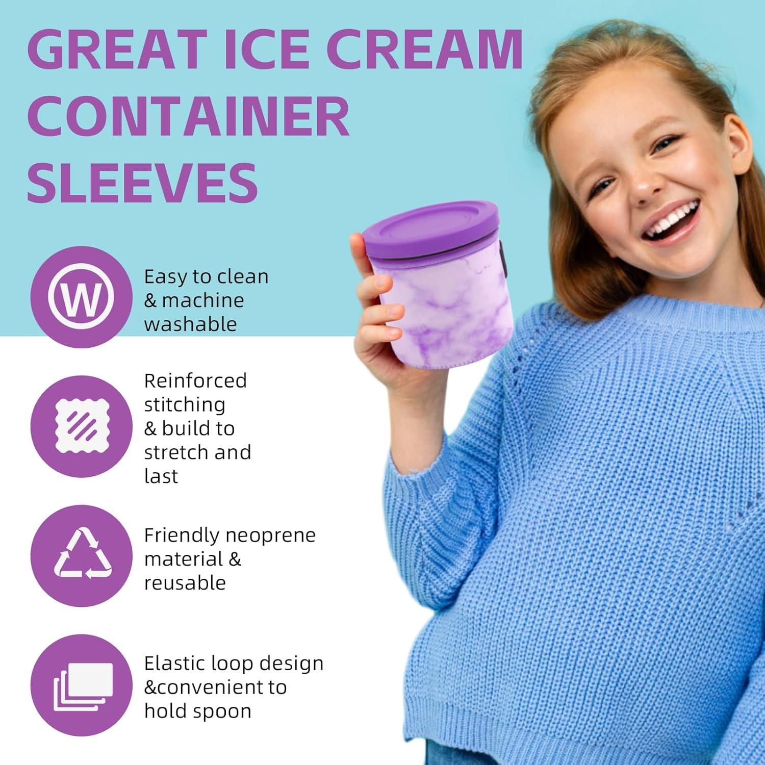 Paquete de 4 Fundas de Neopreno Ninja Creami 473 ml Aisladas