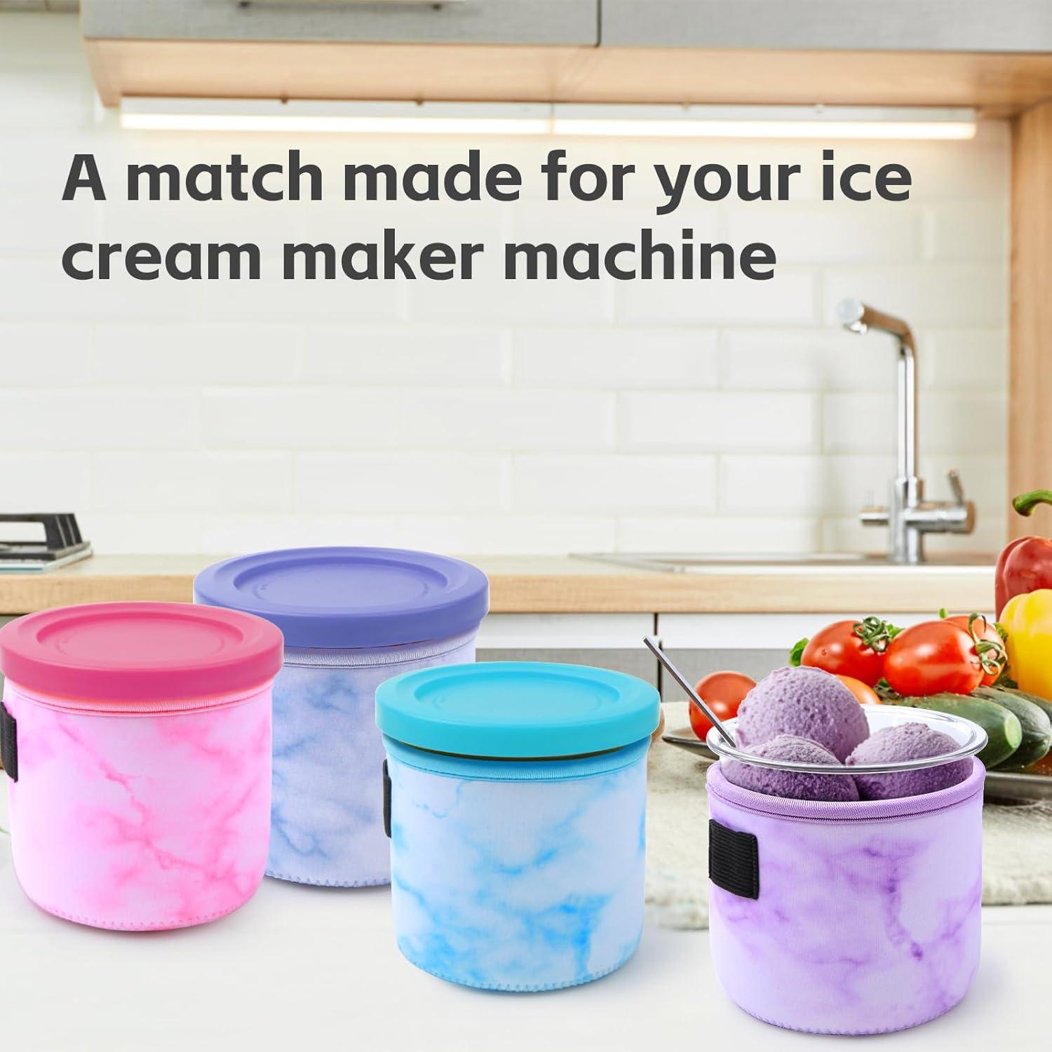 Paquete de 4 Fundas de Neopreno Ninja Creami 473 ml Aisladas