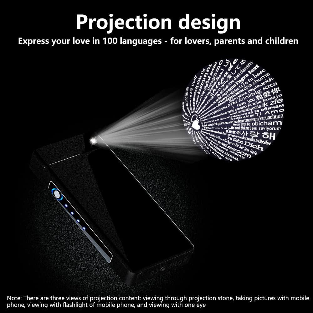 Encendedor Eléctrico Recargable TIKIUKI Mate Oscuro a Prueba de Viento