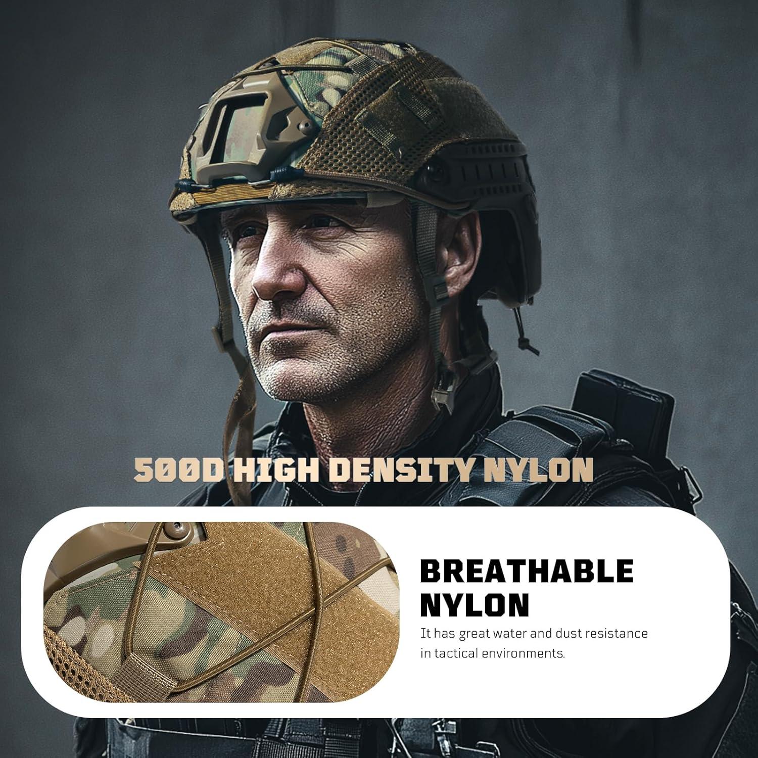 Cubierta de Casco OneTigris TG-ZKB15 Táctica Negra M/L