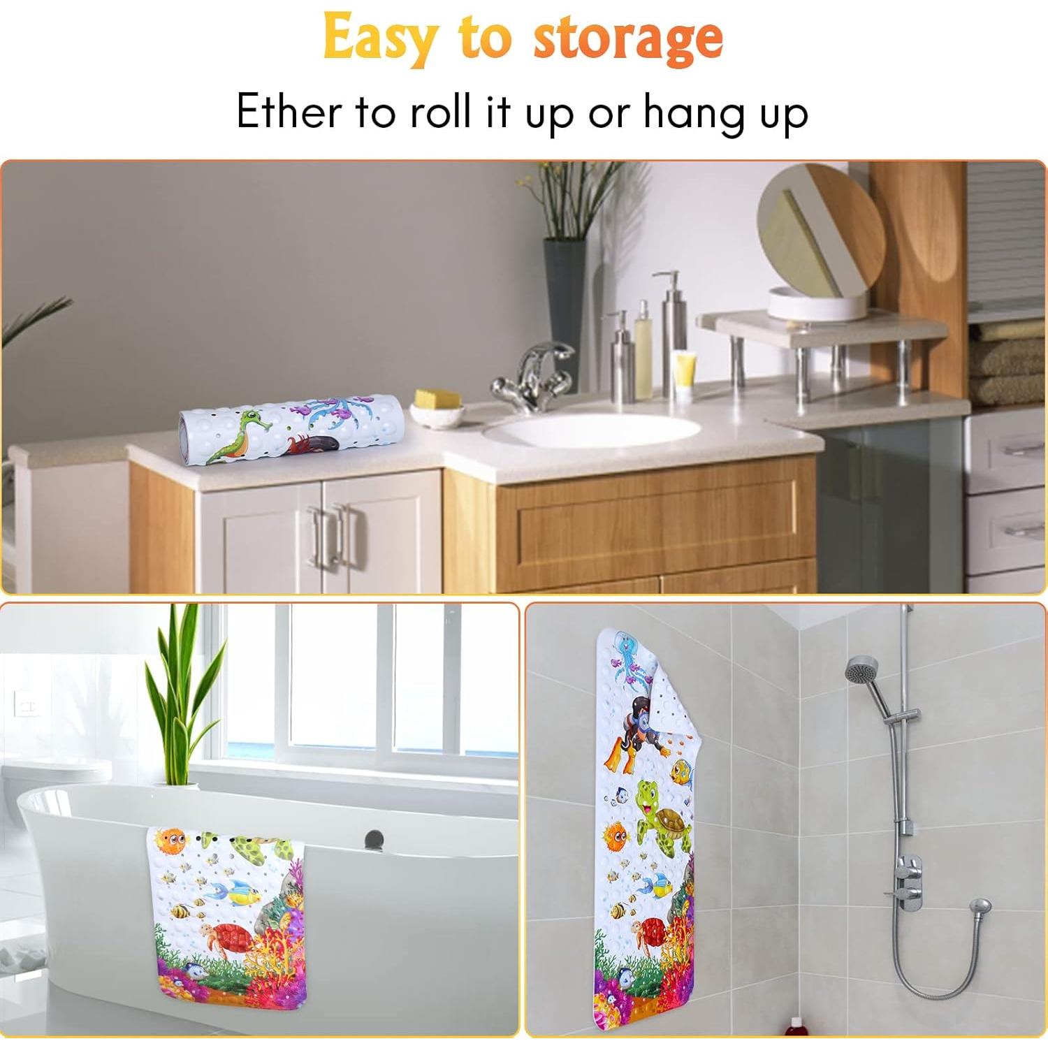 Alfombrilla de baño antideslizante Secopad 70x38cm Tortuga