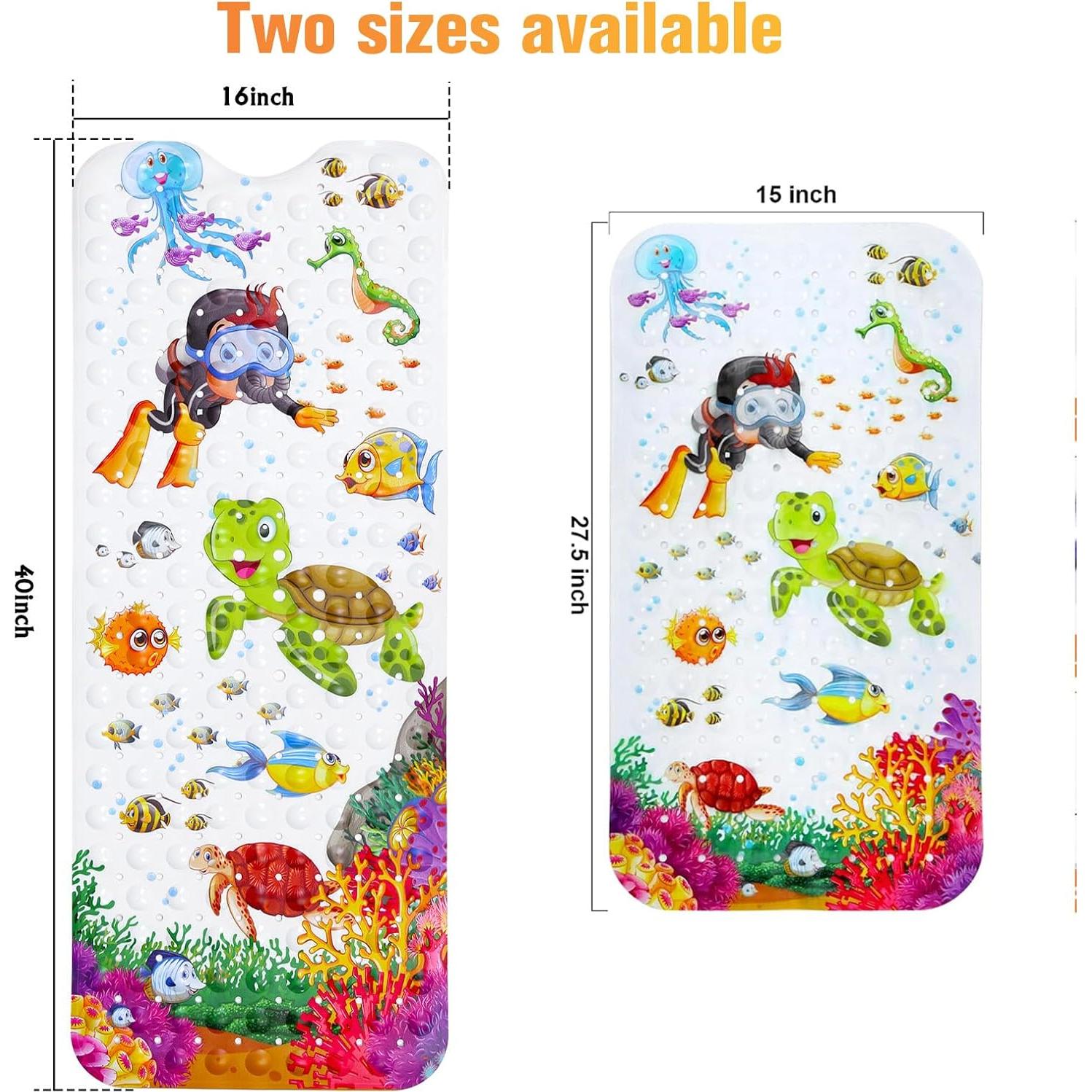 Alfombrilla de baño antideslizante Secopad 70x38cm Tortuga