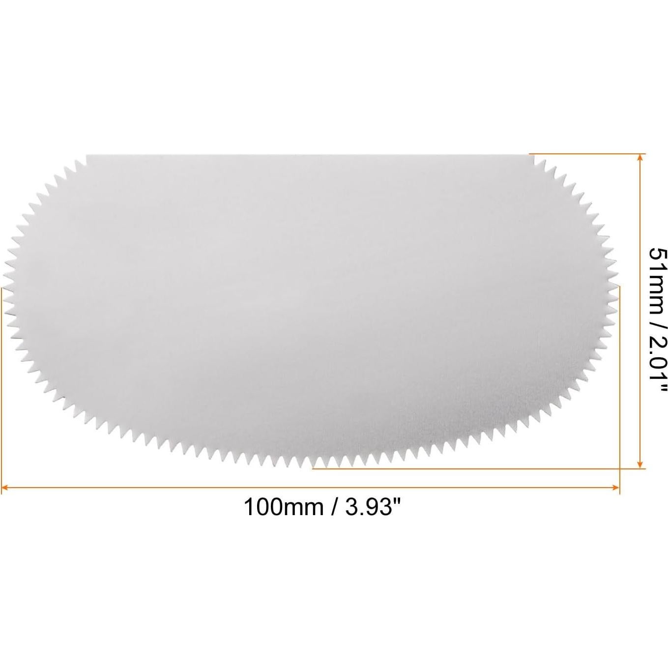 Raspador de Arcilla de Acero Inoxidable HARFINGTON 2 Pcs 14x10cm