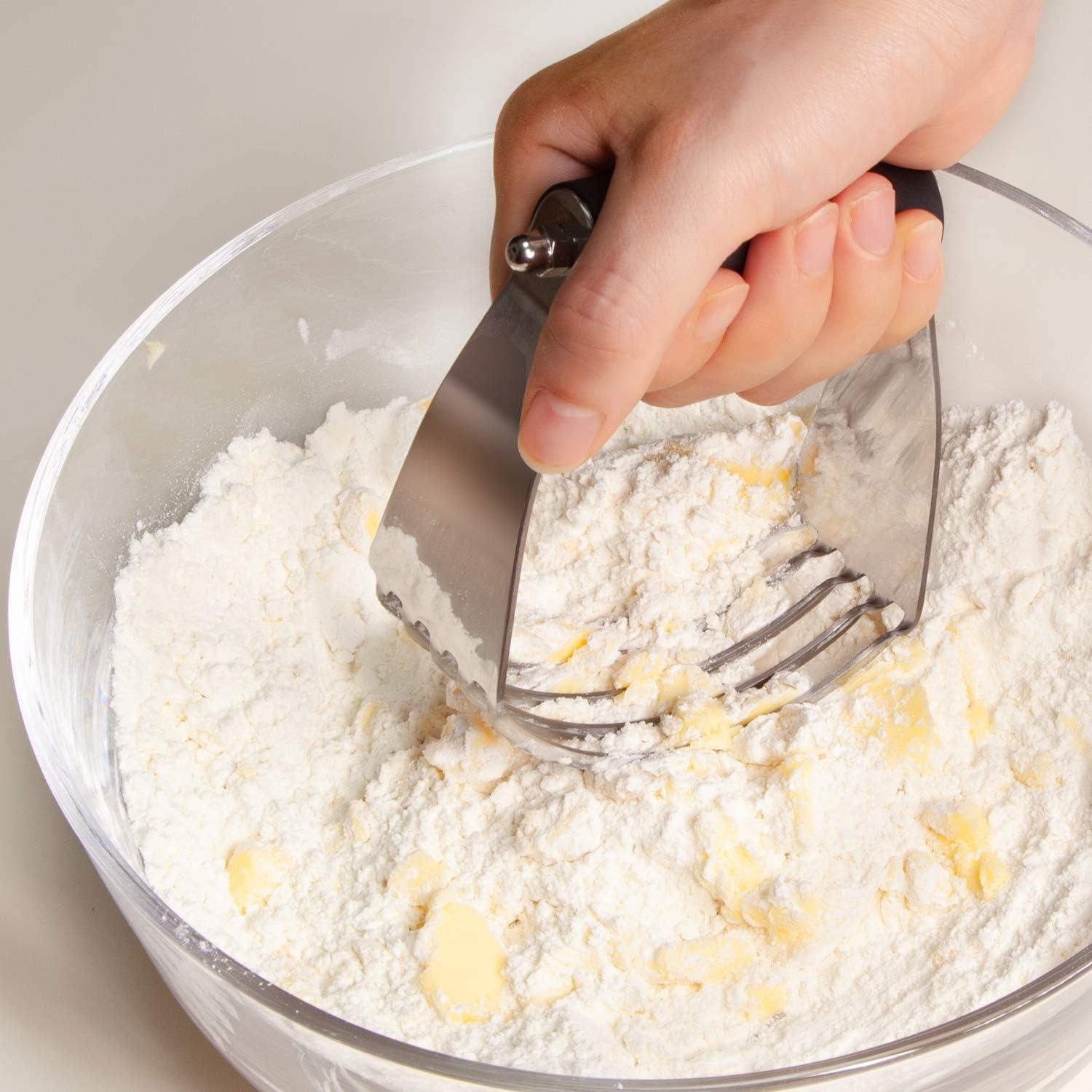 Mezclador de Masa ALLTOP Acero Inoxidable 5 Cuchillas Negro