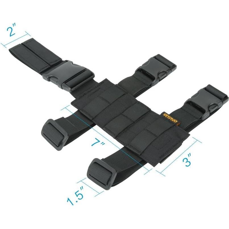 Plataforma Táctica de Pierna EXCELENTE ELITE SPANKER Ajustable