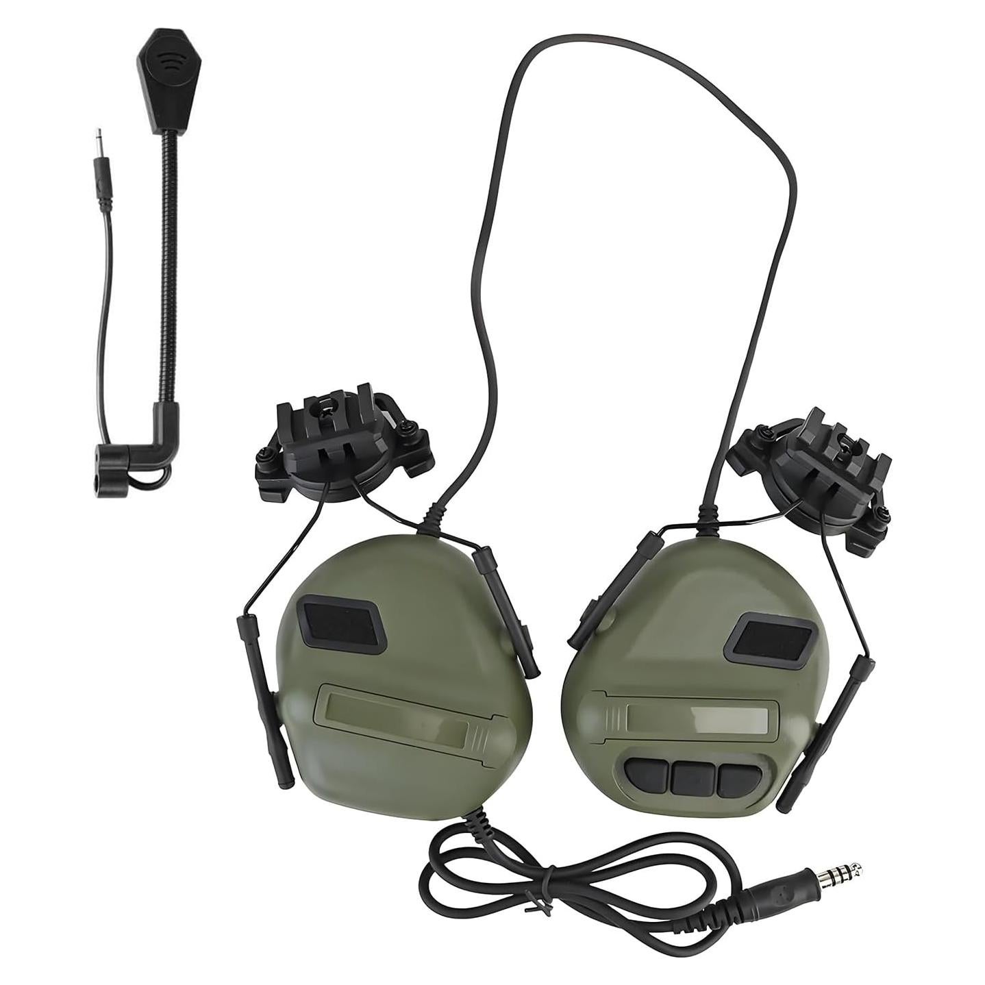 Auricular Táctico Buiishu MGS-S4S-HIW389 Verde OD