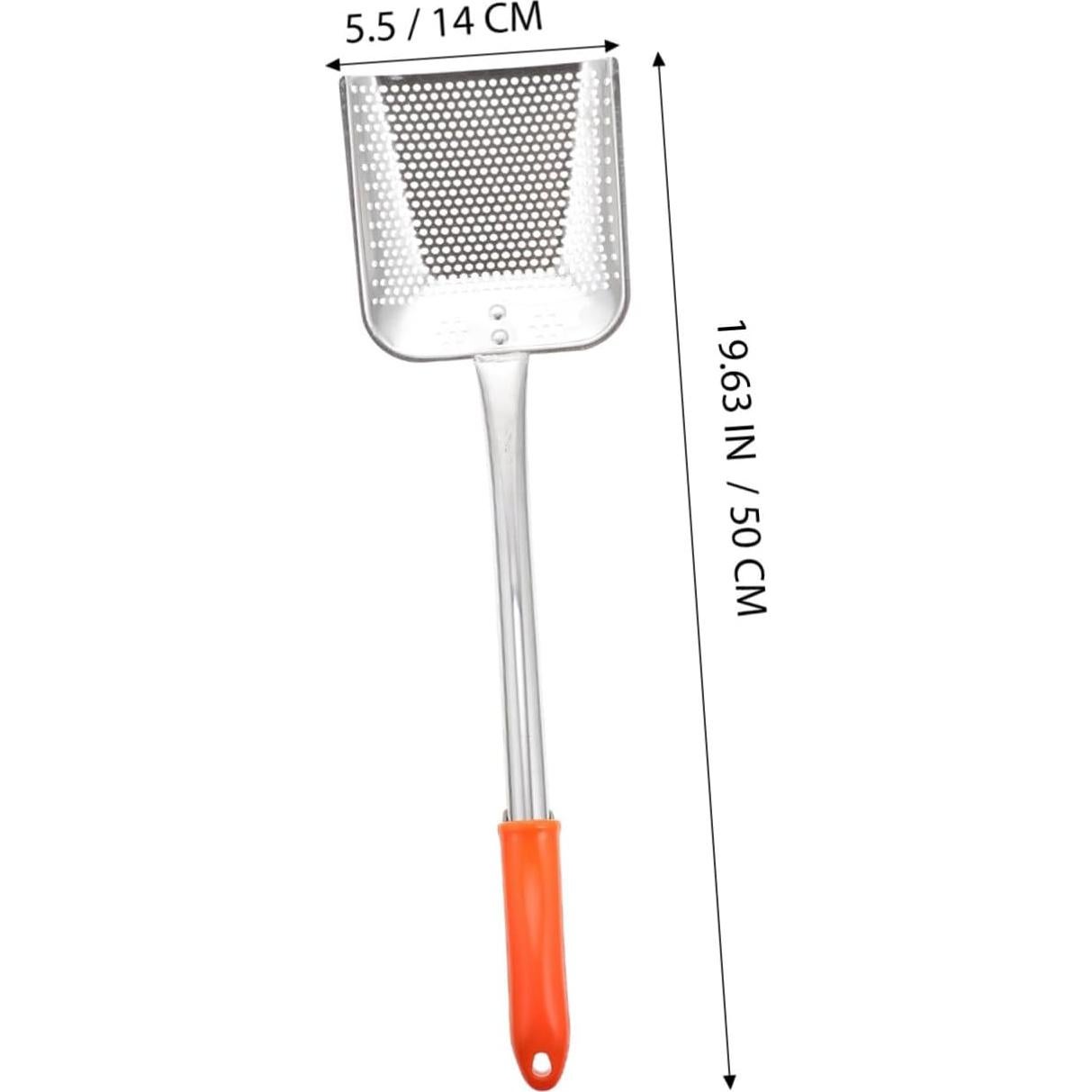 Cuchara Coladora de Acero Inoxidable Amosfun 49.5x2.5cm