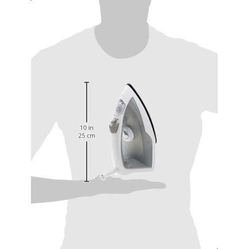 Plancha de Vapor Amazon Basics 1200W Suela Teflón 150ml Gris