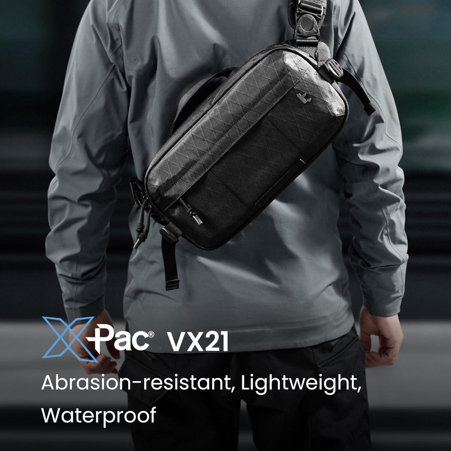 Bolsa Sling tomtoc T26s1d2 5.5L Resistente al Agua