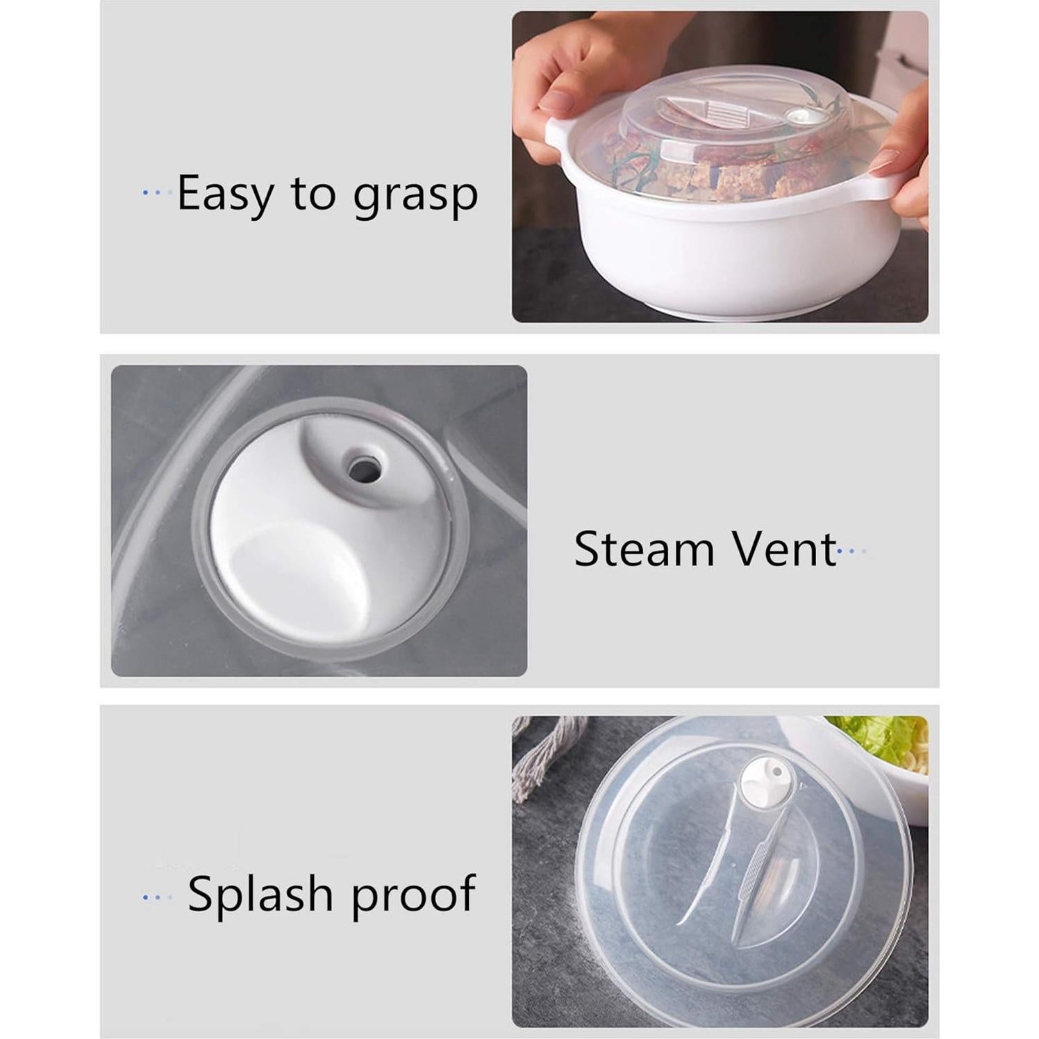 Zdesign Microwave Ramen Cooker Noodle or Soup Bowl Easy Mac Perfect for Breakfast, College Dorm Essentials for Boys Girls,Office, Dishwasher-Safe, BPA-Free, 51OZ/1.52L