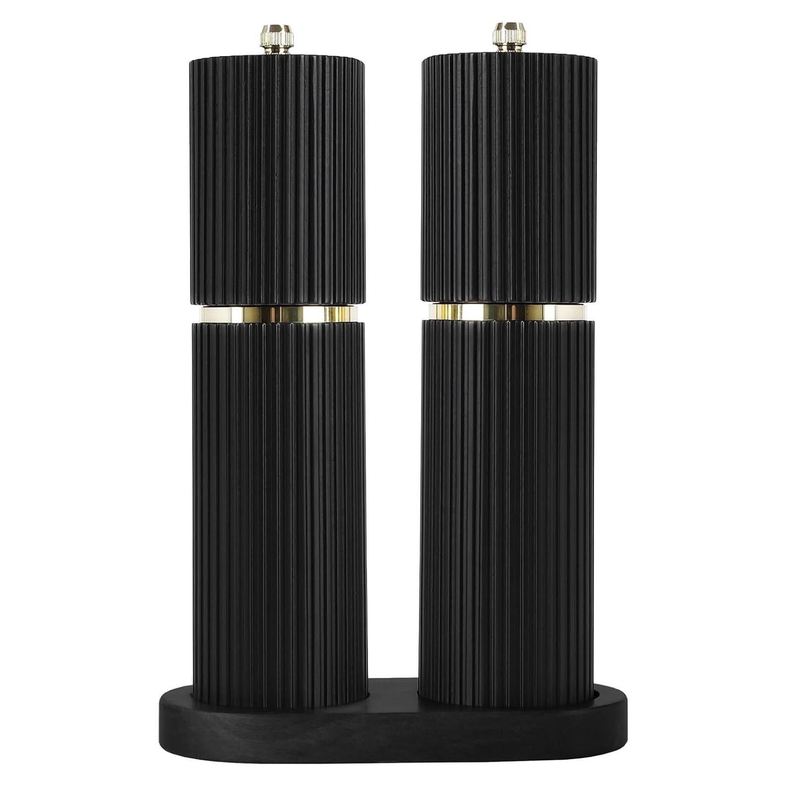 Juego de Molinillos de Sal y Pimienta UNIOVC de Madera 21 cm