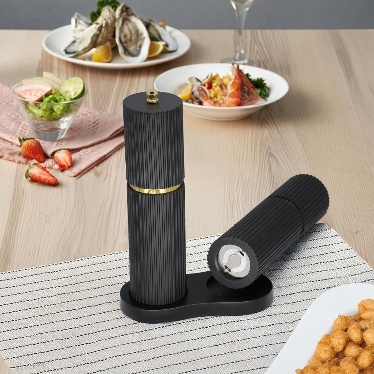 Juego de Molinillos de Sal y Pimienta UNIOVC de Madera 21 cm