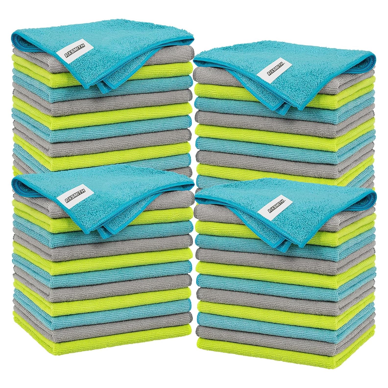 Paquete de 48 Paños de Microfibra FIXSMITH 30x40 cm Absorbentes