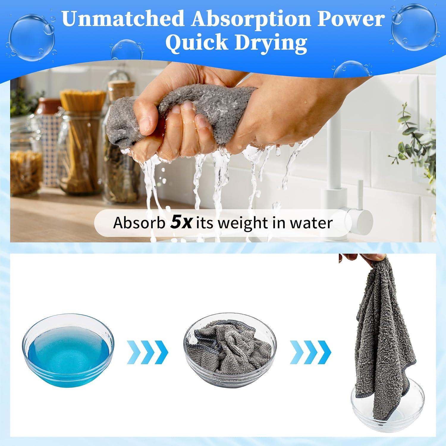 Paquete de 48 Paños de Microfibra FIXSMITH 30x40 cm Absorbentes