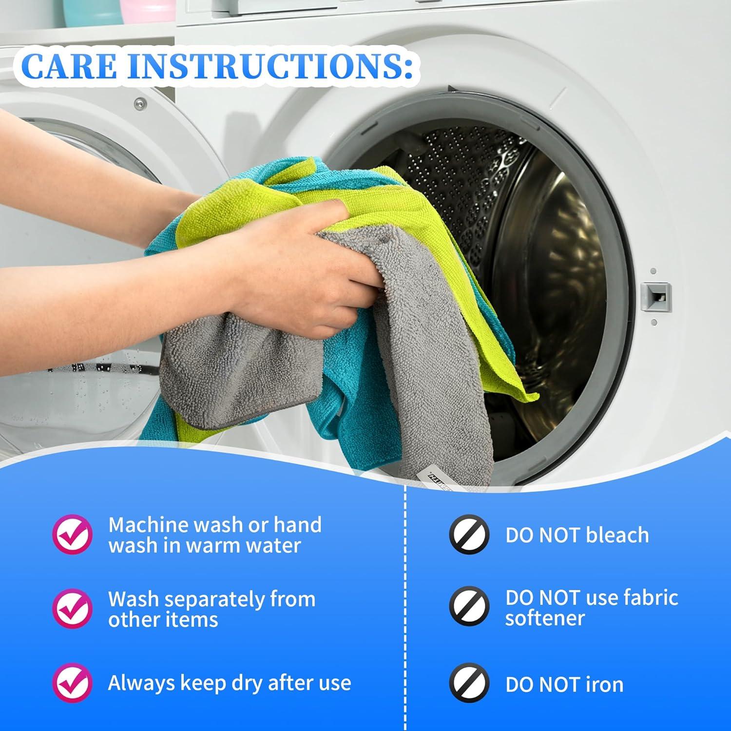 Paquete de 48 Paños de Microfibra FIXSMITH 30x40 cm Absorbentes