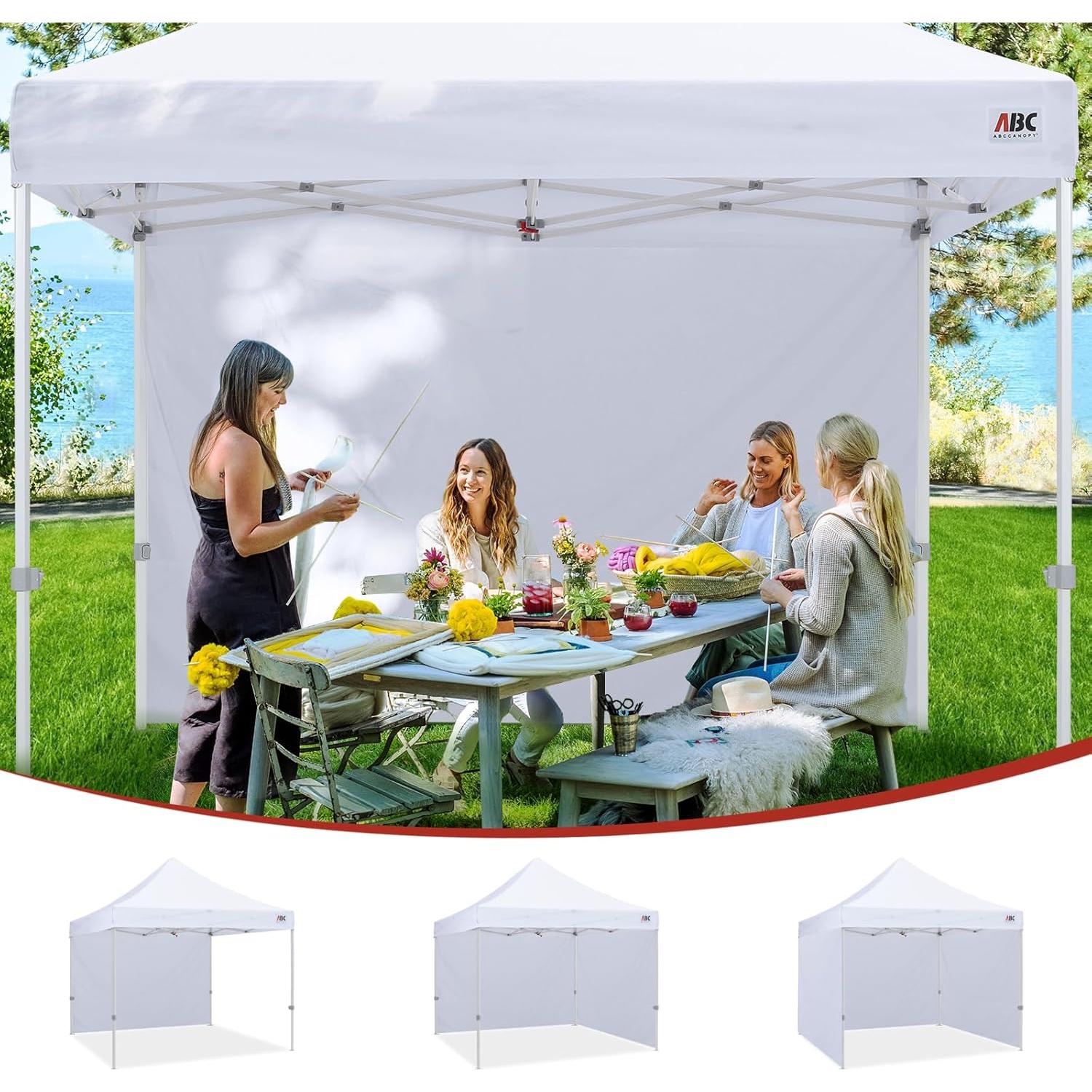 Pared Lateral ABCCANOPY 10x10 Pies Azul Impermeable