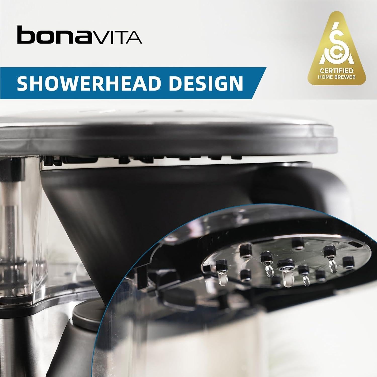 Cafetera Bonavita BV1500TS 5 Tazas Acero Inoxidable Térmica