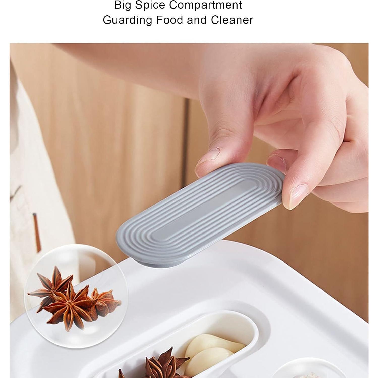 Dispensador de Arroz Jiawu 10L Hermético con Tapa - Organizador de Granos