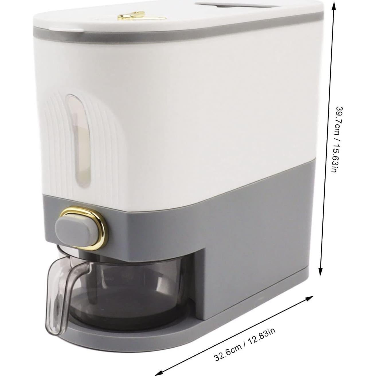 Dispensador de Arroz Jiawu 10L Hermético con Tapa - Organizador de Granos