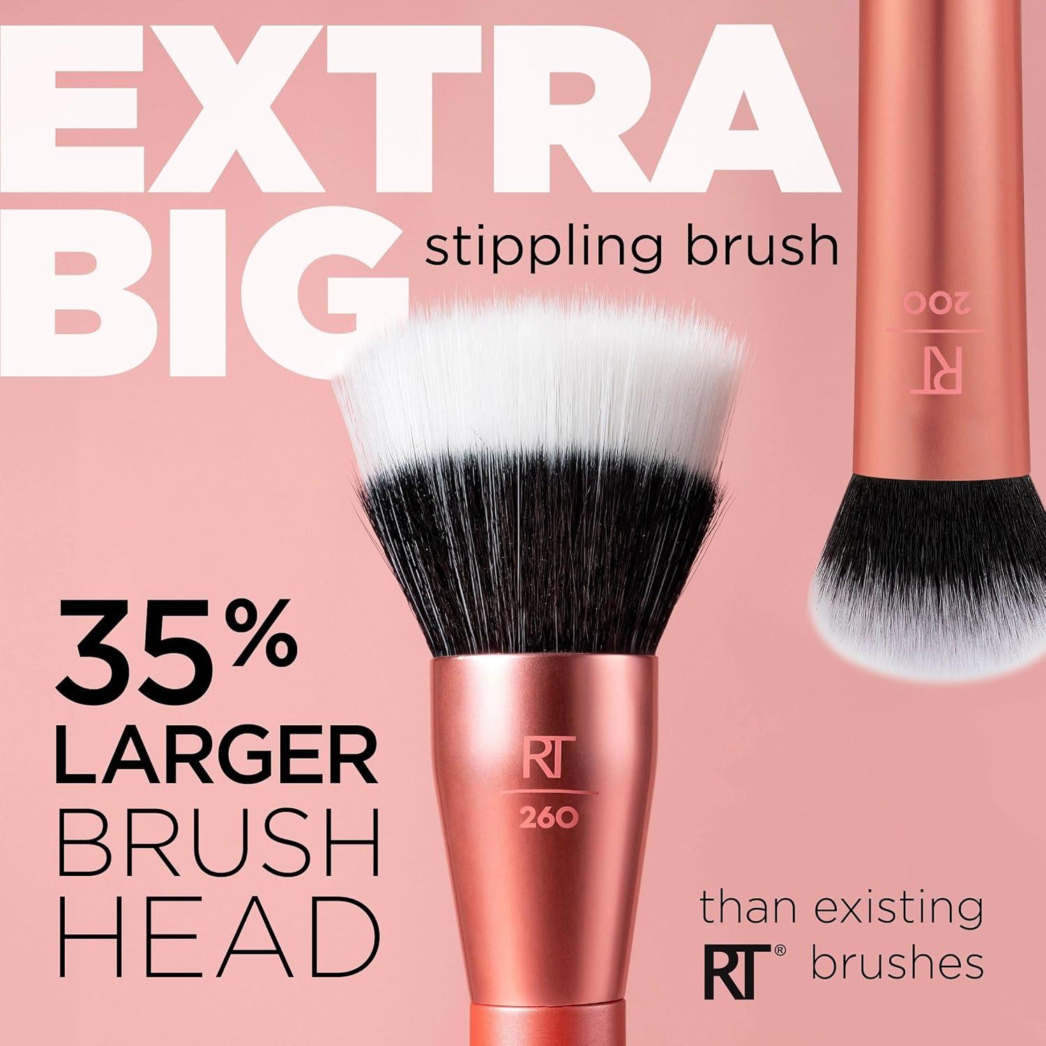 Brocha de Difuminado Extra Grande Real Techniques XL Rosa