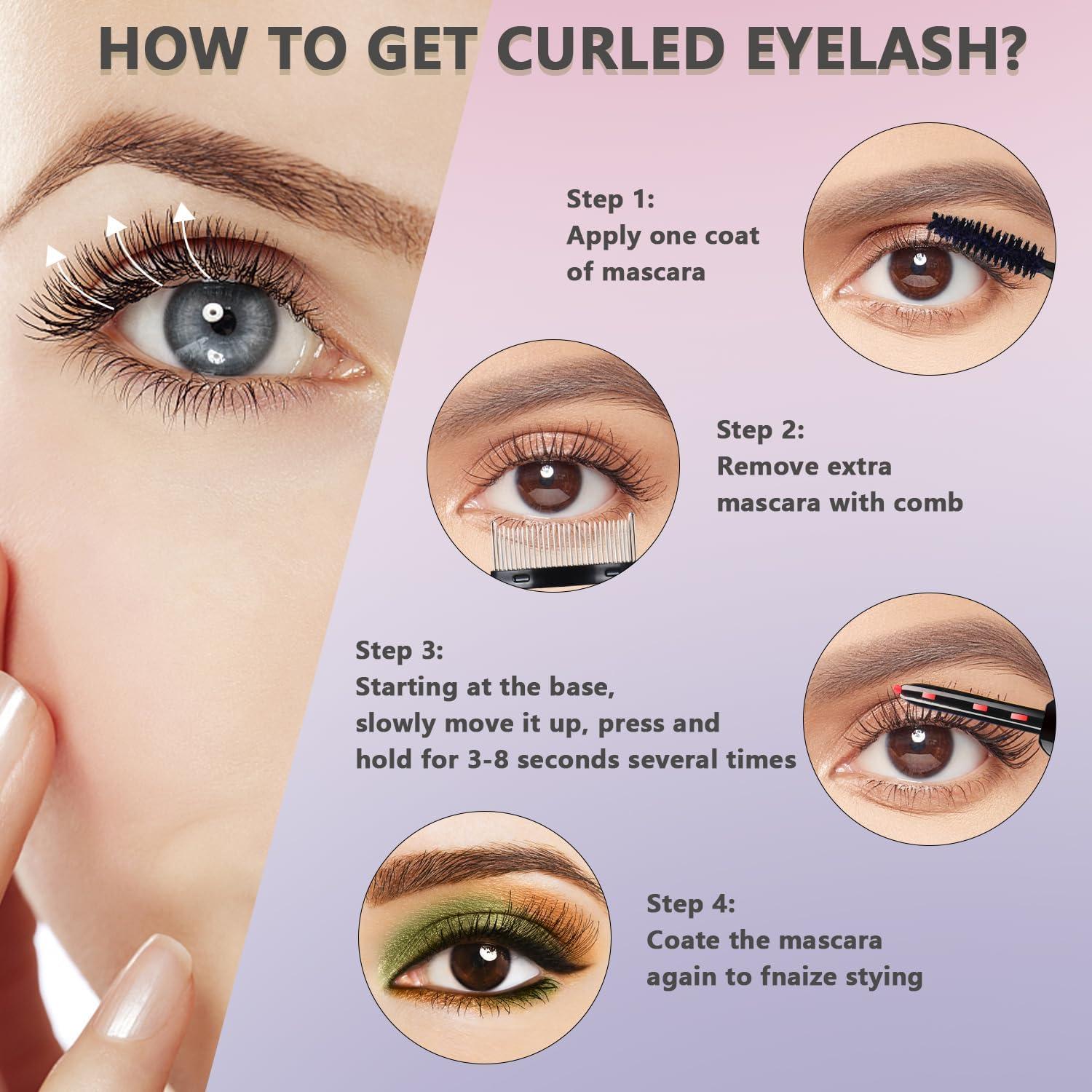 Rizador de Pestañas Calentado URSOBTF - 4 Modos Temperatura