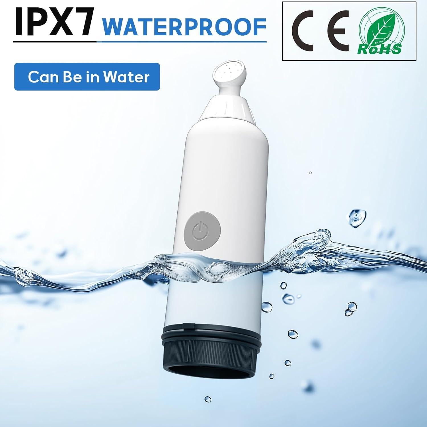 BIGCOW Portable Travel Bidet, Electric with 3 Spray Modes, IPX7 Waterproof ＆ Rechargeable, Mini Bidet Toilet Water Sprayer for Personal Hygiene, Postnatal Care, Perineal & Hemorrhoid