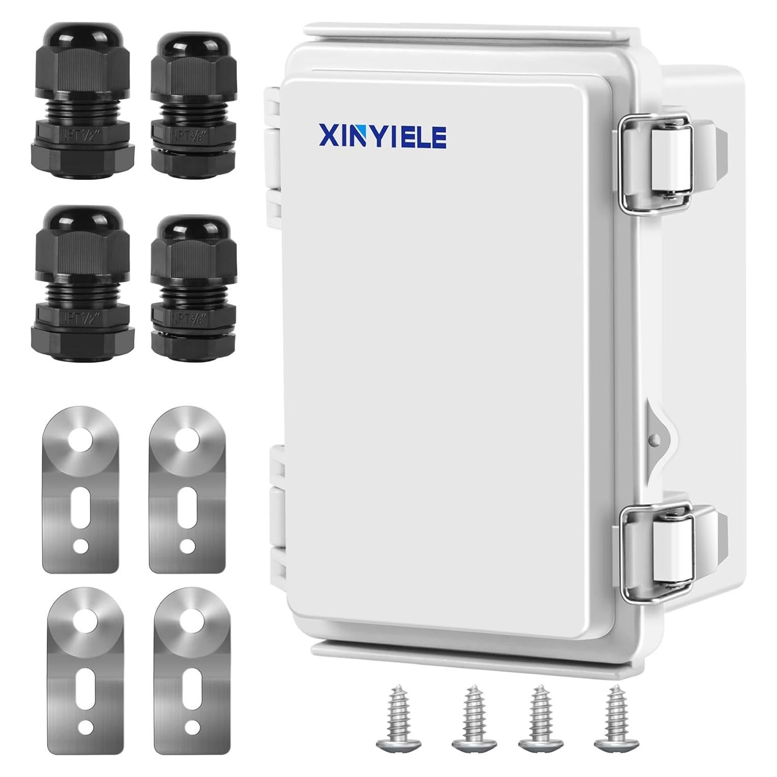 Caja de Conexiones Eléctricas Impermeable XINYIELE 15x10x7 cm