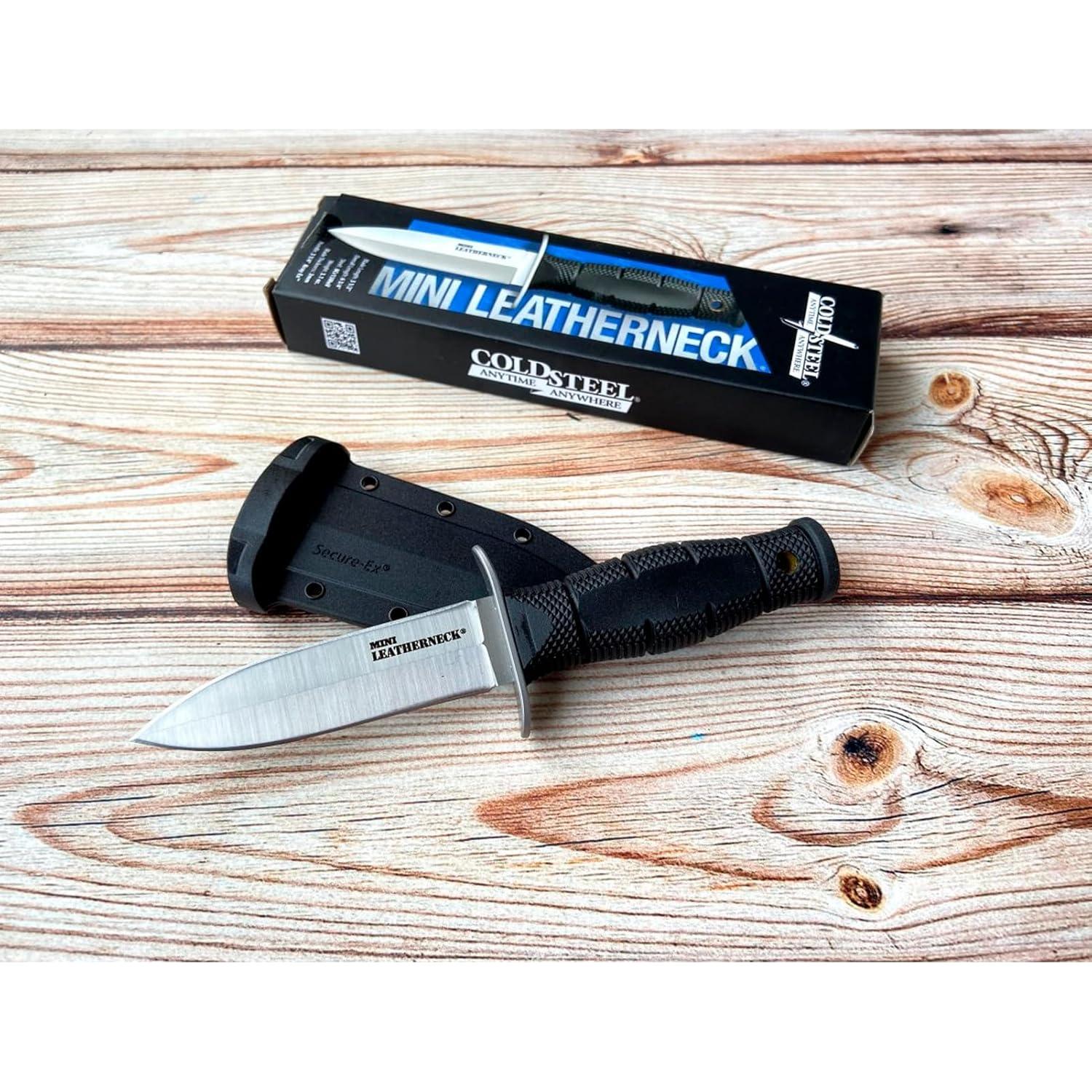 Cuchillo Fijo Cold Steel Mini Leatherneck 8.9 cm Doble Filo