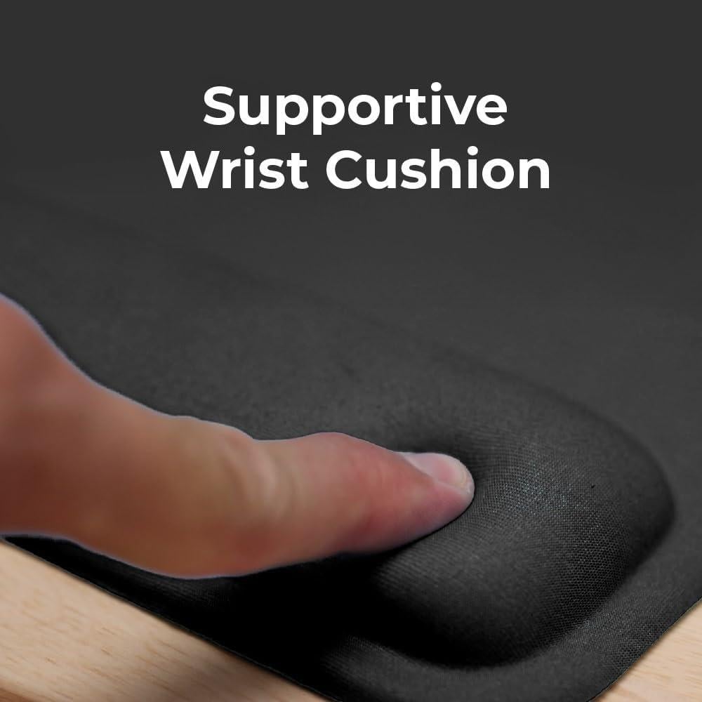 Alfombrilla Ergonómica BLACK+DECKER con Soporte para Muñeca