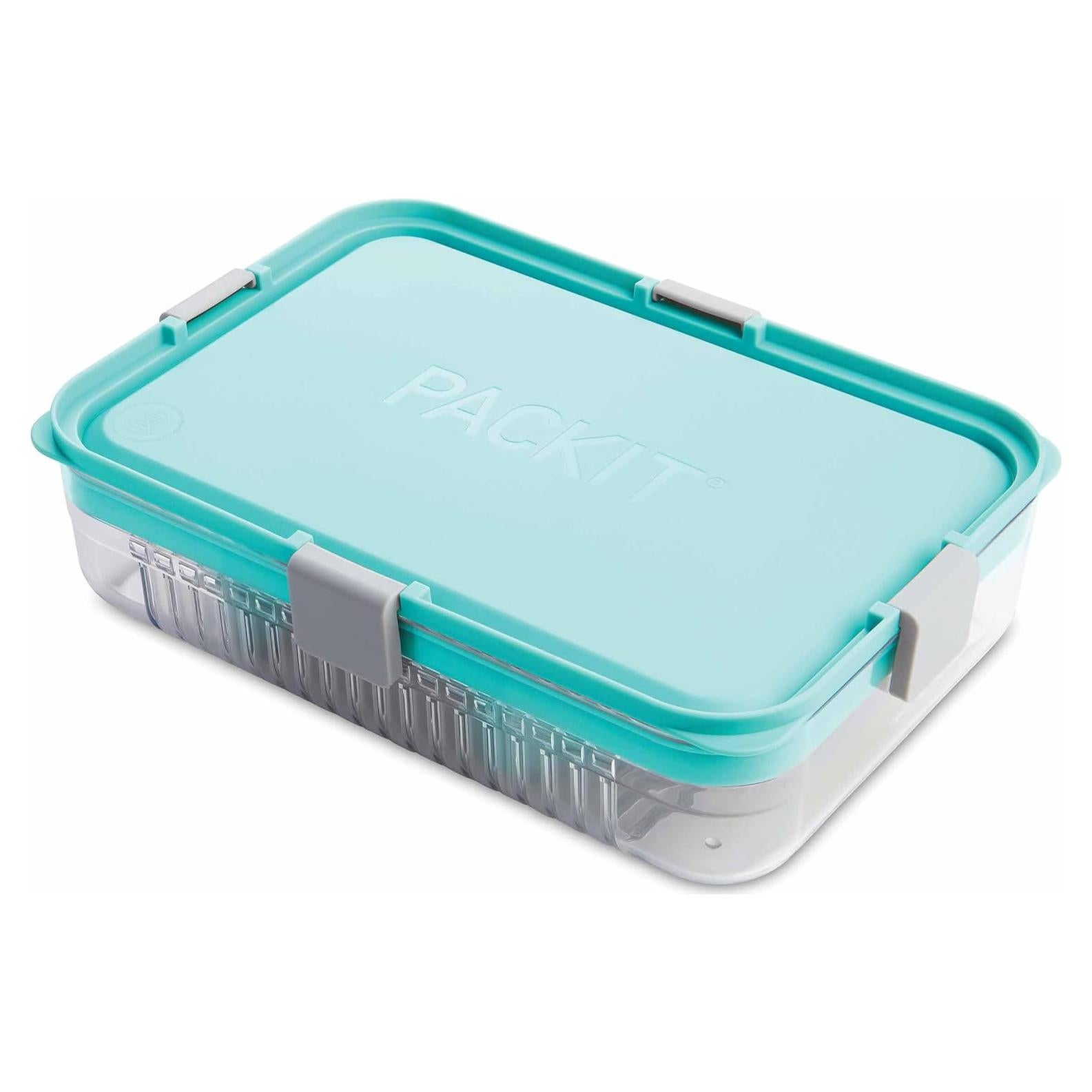 Contenedor de Almacenamiento PackIt Mod Grande Bento 1.89L Verde Menta