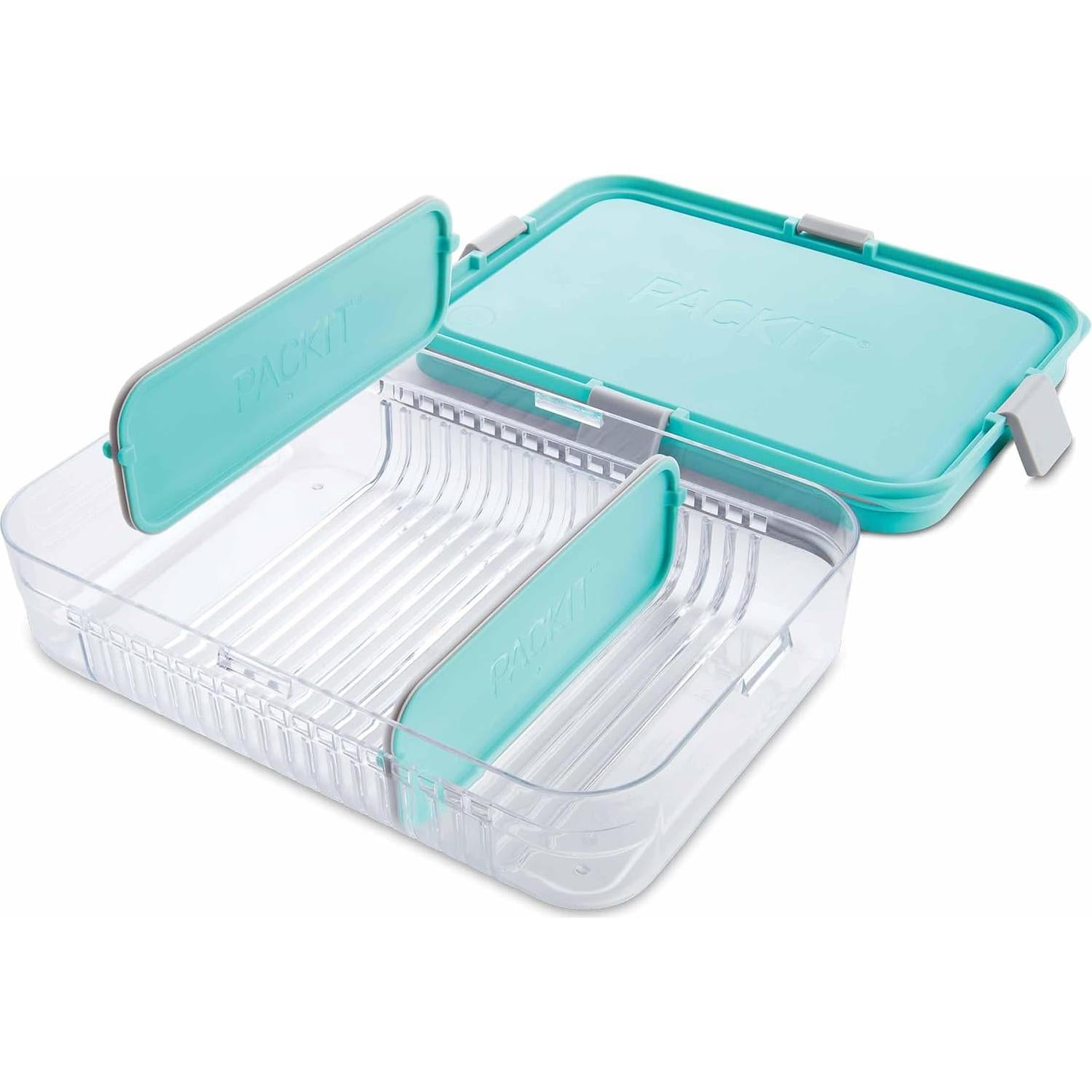 Contenedor de Almacenamiento PackIt Mod Grande Bento 1.89L Verde Menta