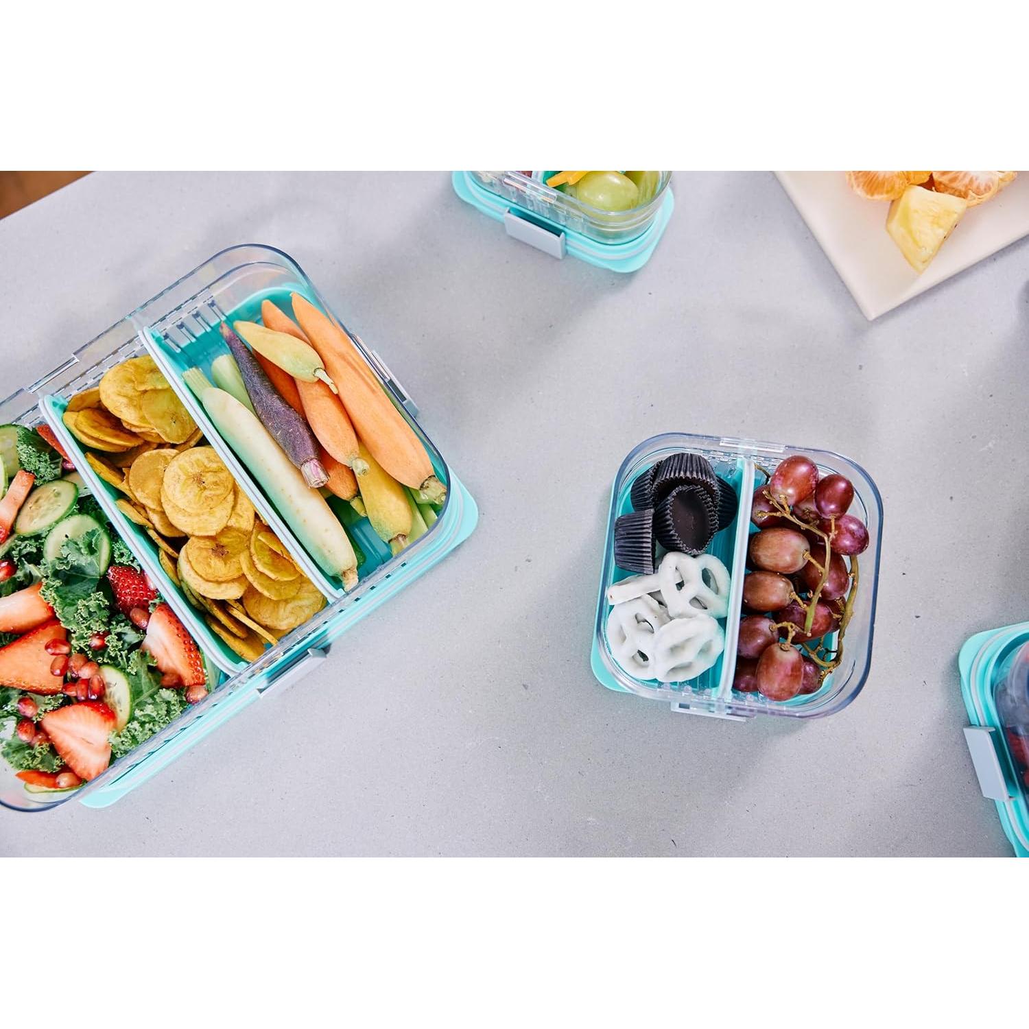 Contenedor de Almacenamiento PackIt Mod Grande Bento 1.89L Verde Menta