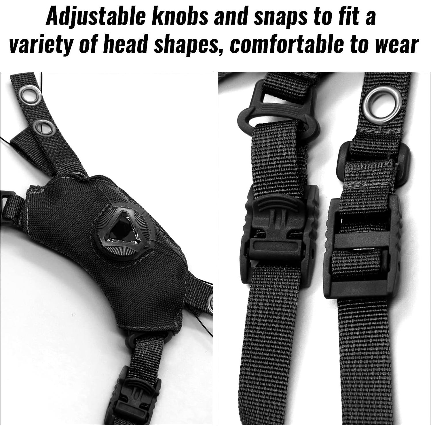 Correa de Barbilla Ajustable Yzpacc para Casco Táctico