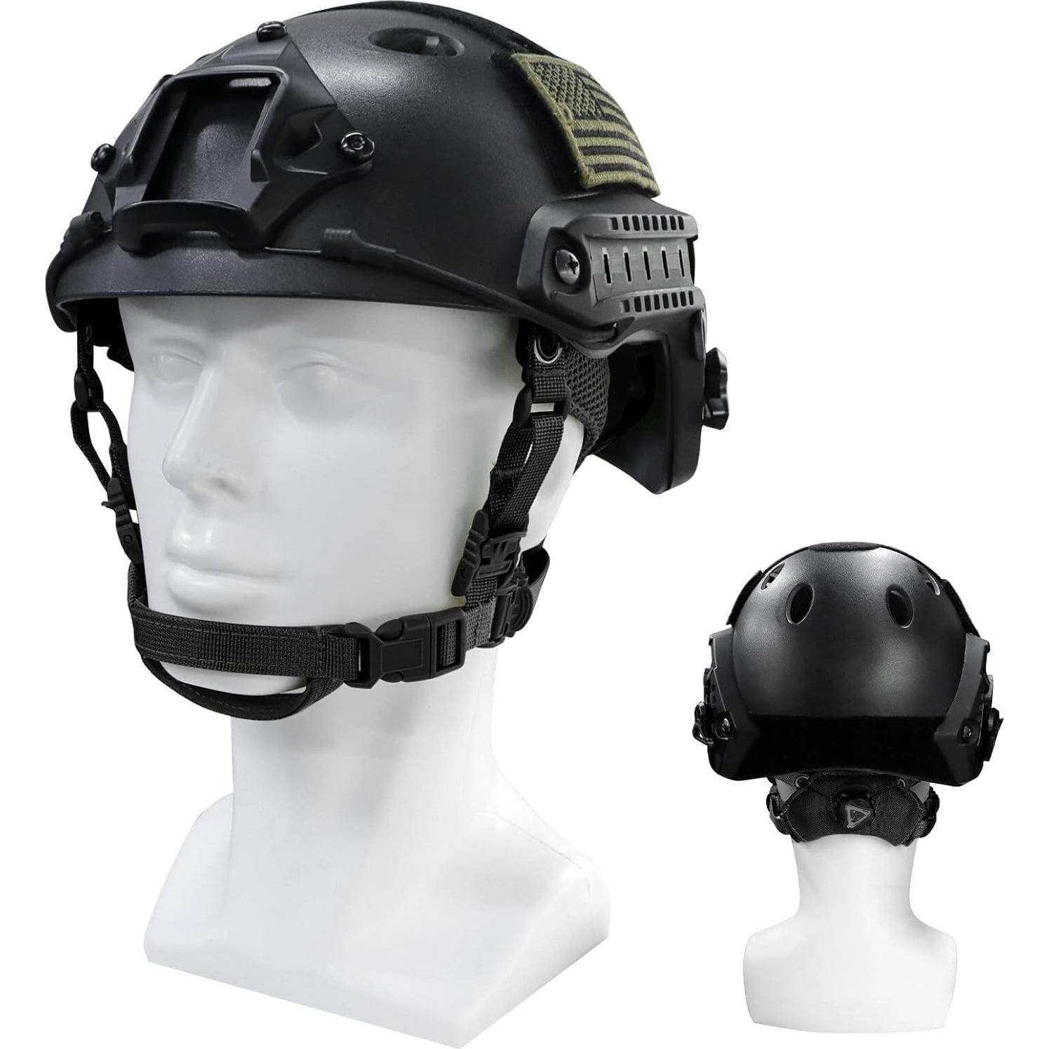 Correa de Barbilla Ajustable Yzpacc para Casco Táctico