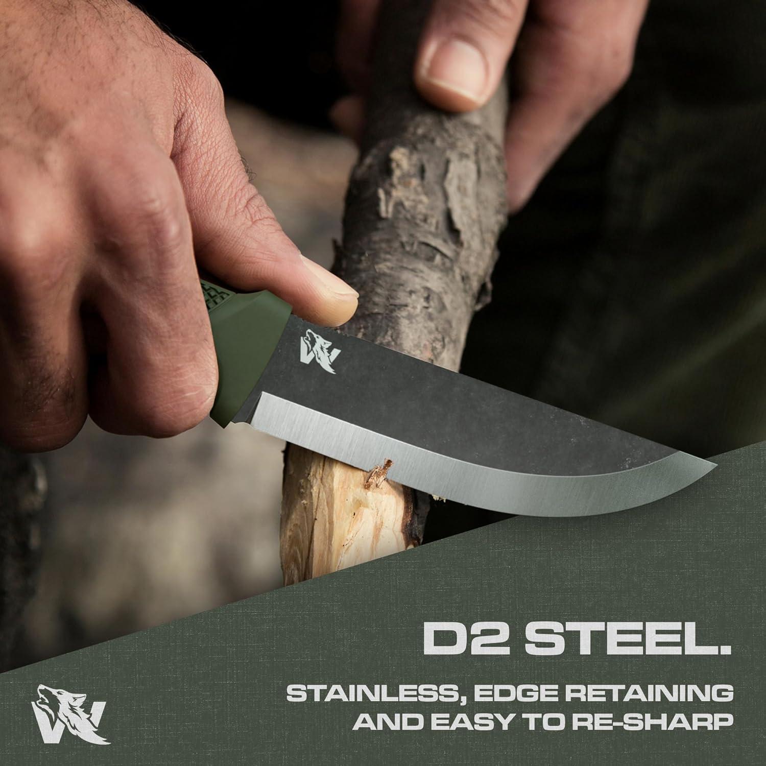 Cuchillo de Supervivencia ODENWOLF W SCANDI 24.13 cm Táctico