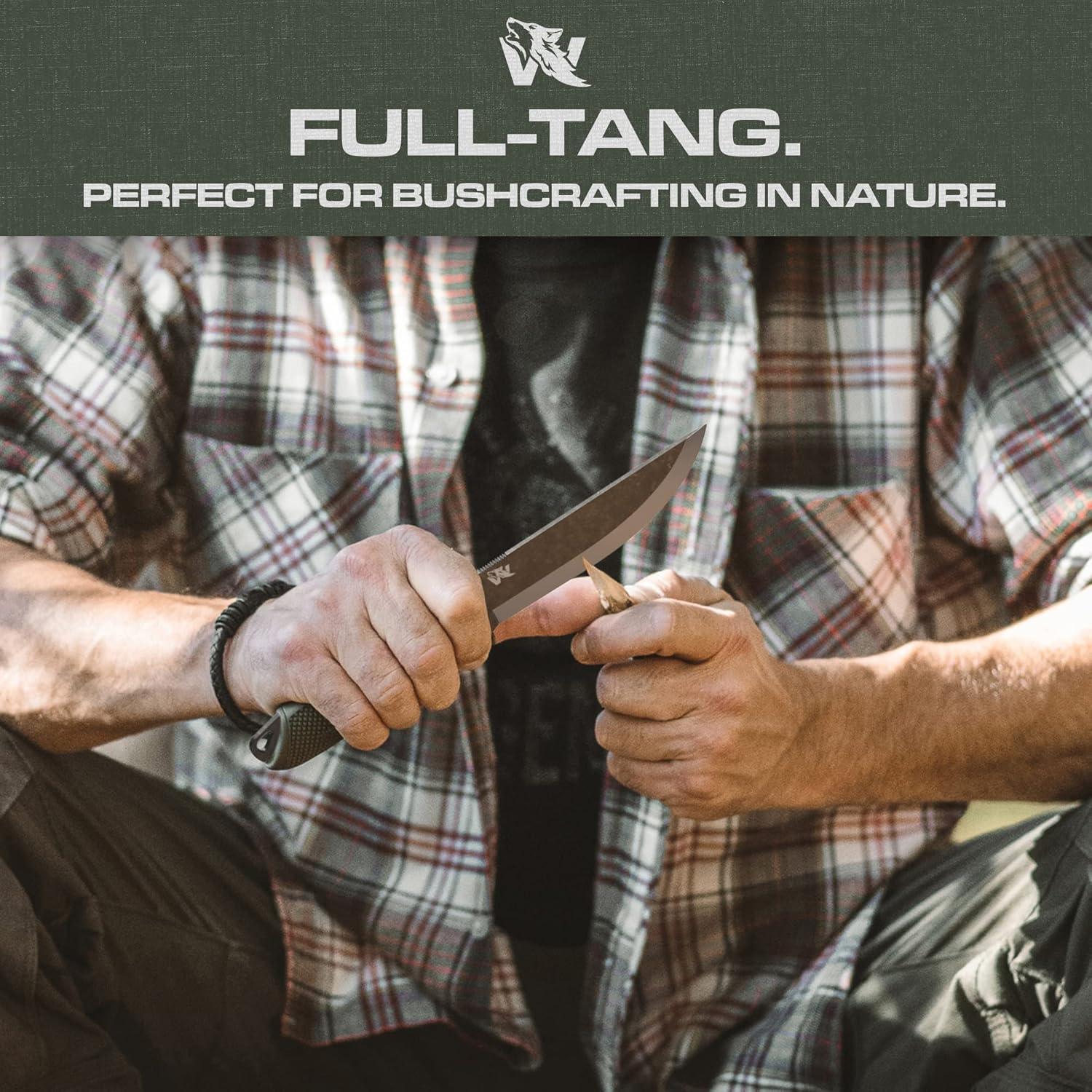 Cuchillo de Supervivencia ODENWOLF W SCANDI 24.13 cm Táctico