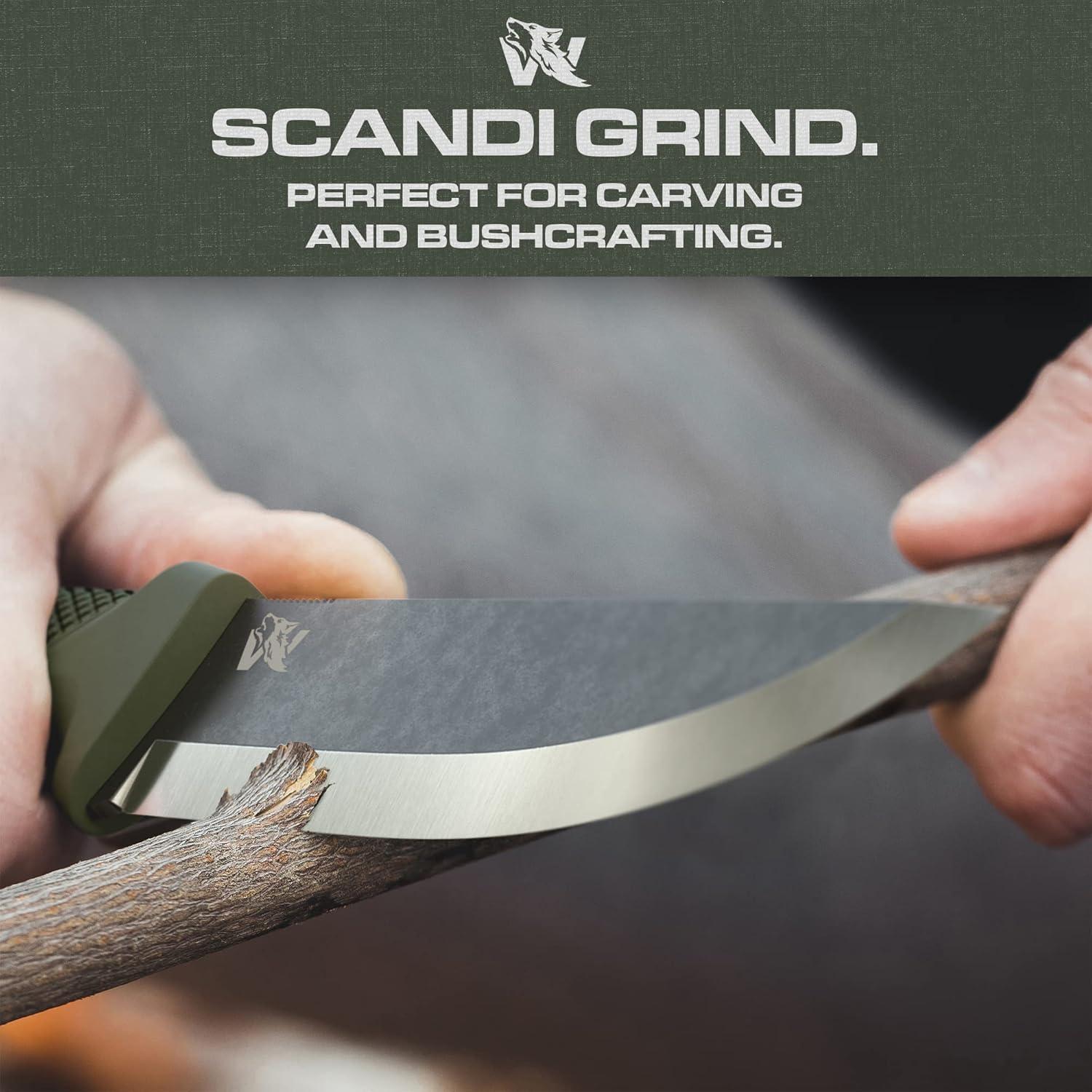 Cuchillo de Supervivencia ODENWOLF W SCANDI 24.13 cm Táctico