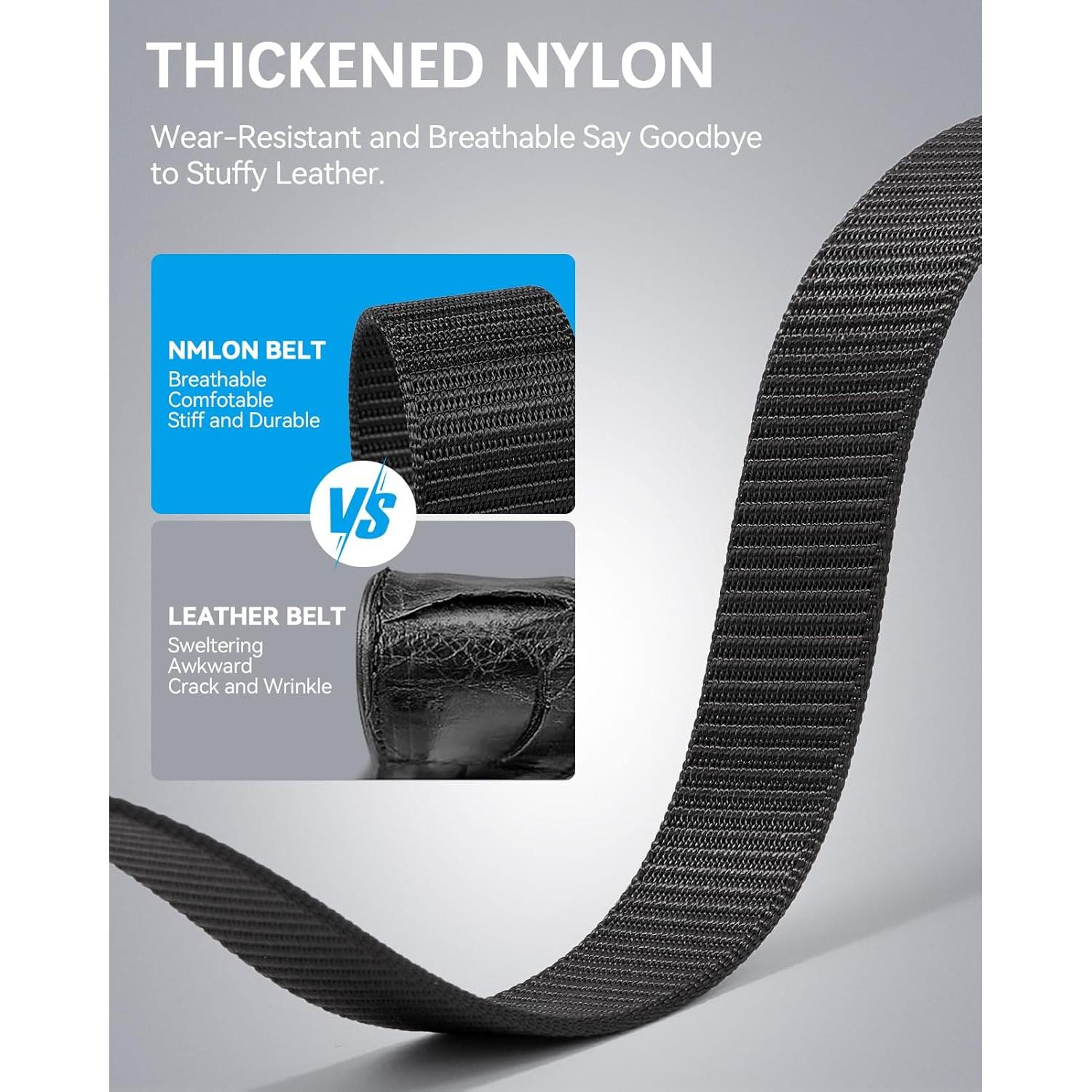 Cinturón Ratchet BOSTANTEN Nylon Ajustable para Hombres