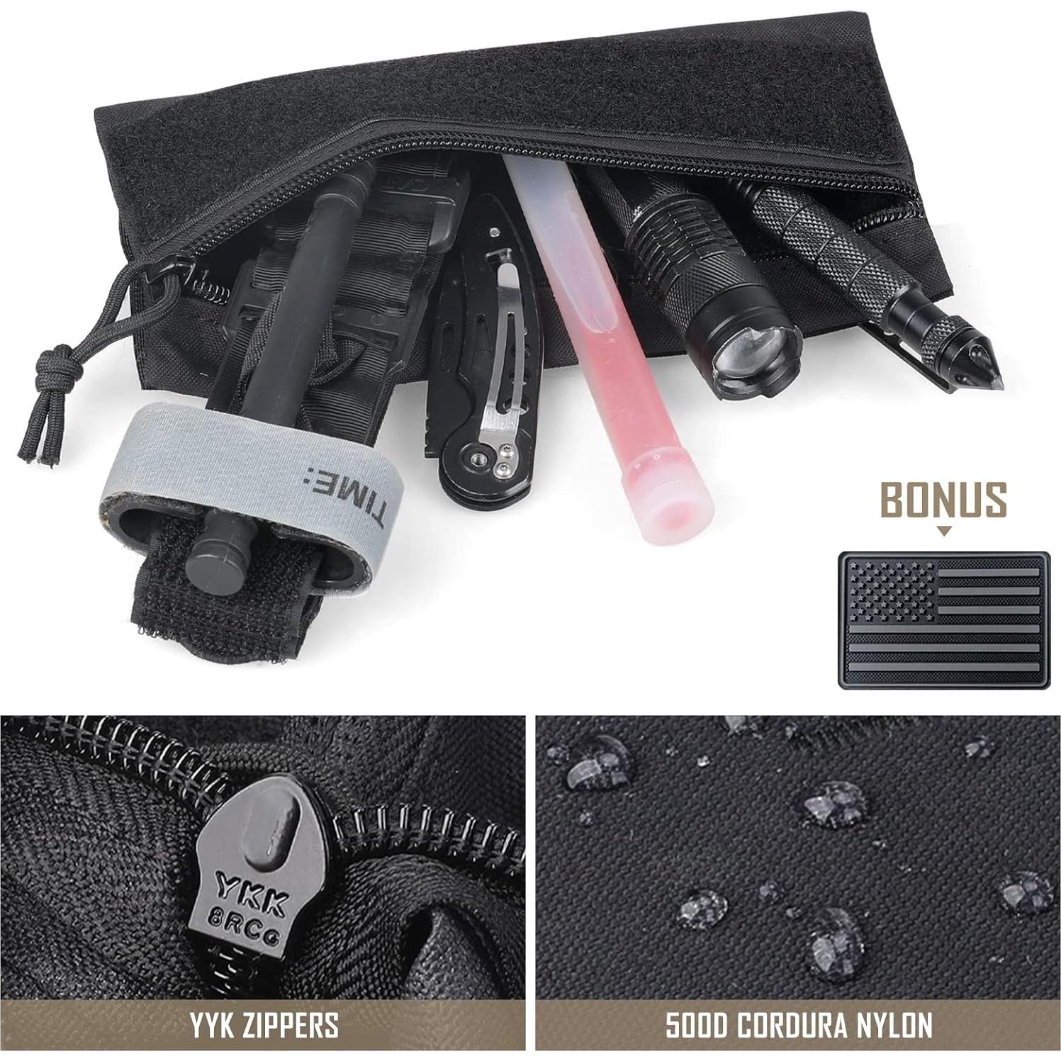 Bolsa Táctica WYNEX WY-0211B con Cremallera y Organizador