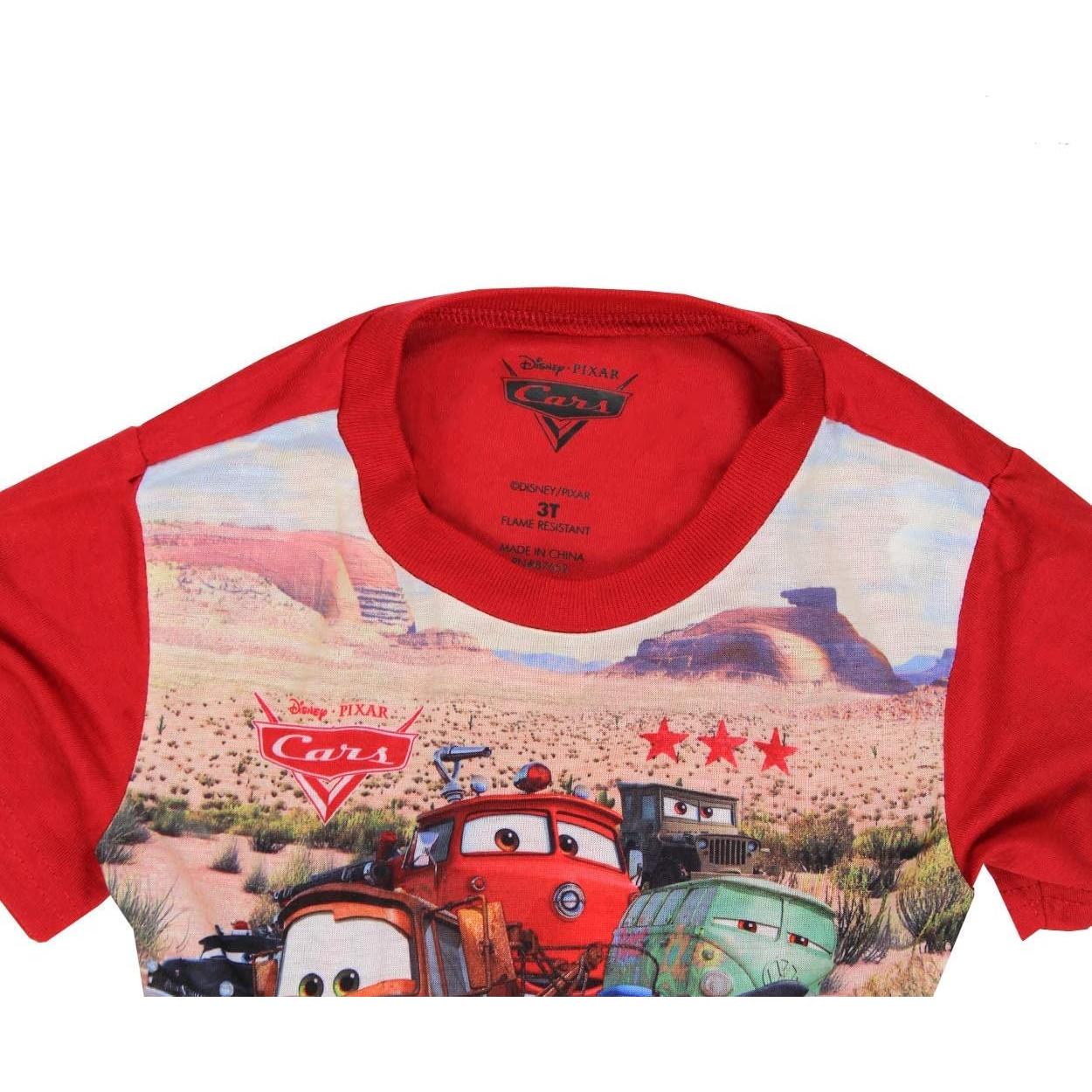 Conjunto de Pijamas Disney Cars 2 Piezas Niños 2T Rojo