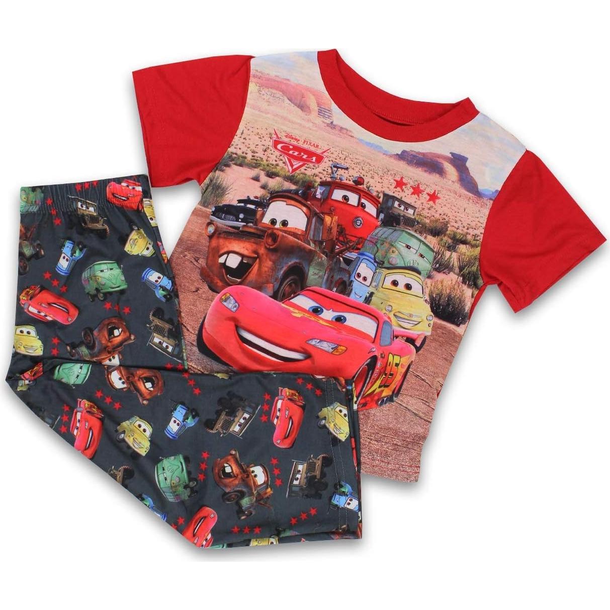 Conjunto de Pijamas Disney Cars 2 Piezas Niños 2T Rojo