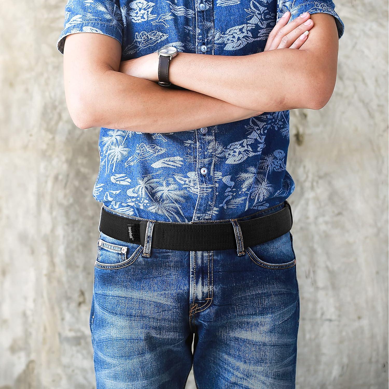 Cinturón de tela Loopbelt BB1-S 35mm hipoalergénico