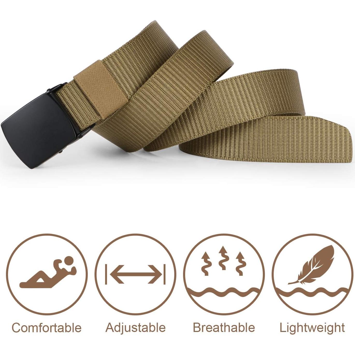 Cinturón Táctico SUOSDEY Nylon Militar Ajustable 101.6 cm