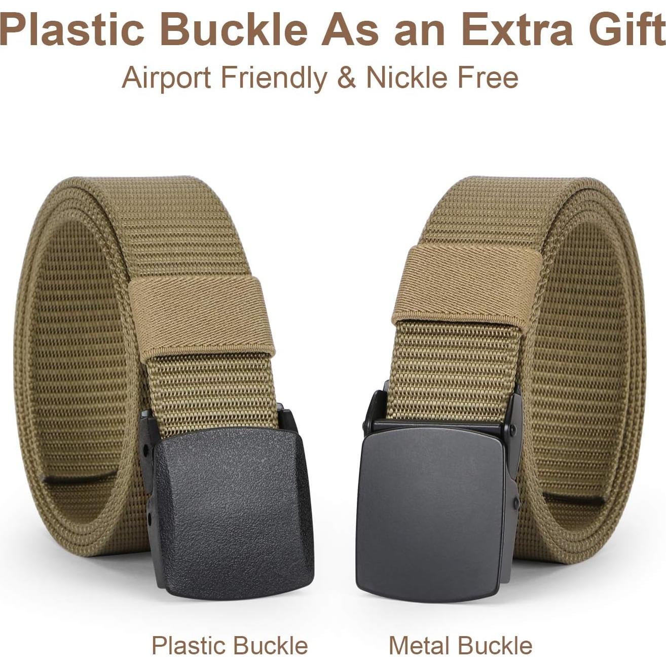 Cinturón Táctico SUOSDEY Nylon Militar Ajustable 101.6 cm