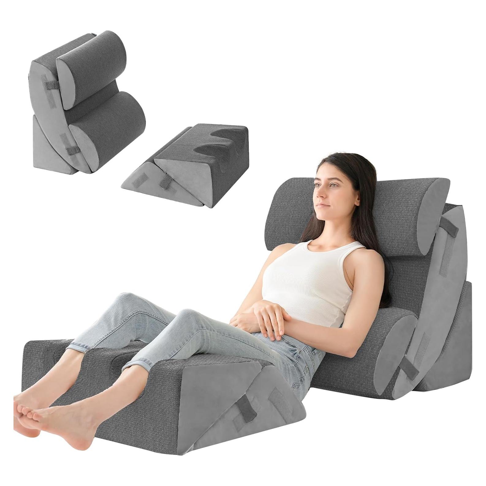 Hansleep Almohadas Wedge Ortopédicas 6 Piezas Espuma Viscoelástica